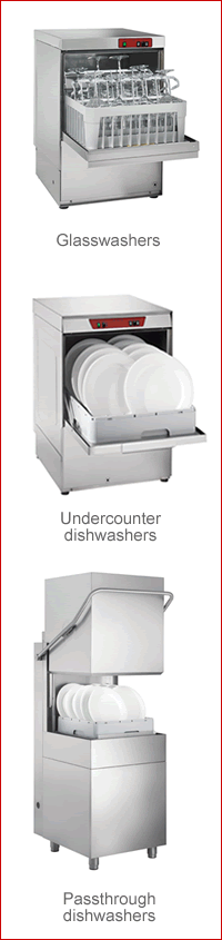 Rental glasswashers and commercial dishwashers